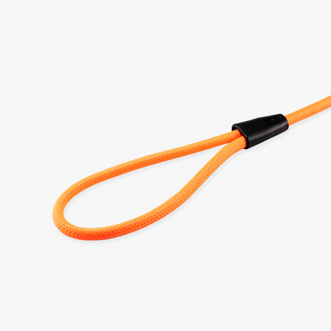 Guia de Corda Padrão para Cachorros Neon Orange Dog Trip Brasil