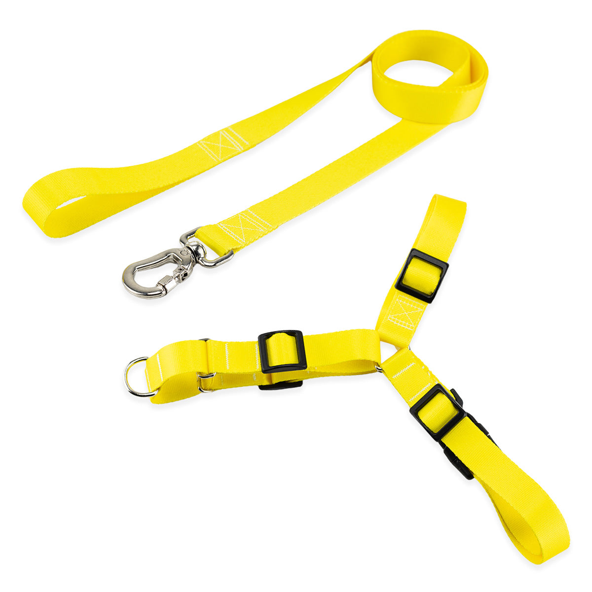 Kit Guia Padrão + Peitoral Antipuxão Basic Pet