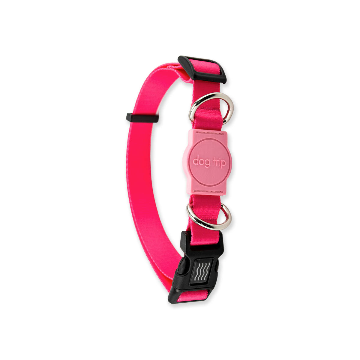Coleira para Cachorros Rose Dog Trip Brasil