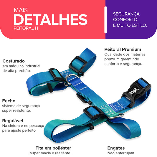 Peitoral para Cachorros H Lake Basic Pet