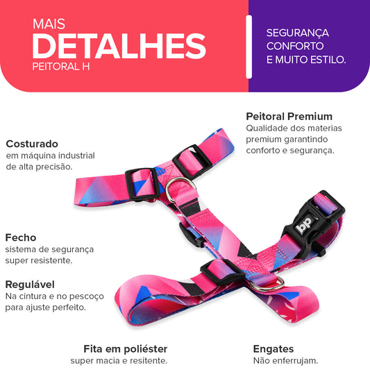 Peitoral para Cachorros H Lawn Basic Pet