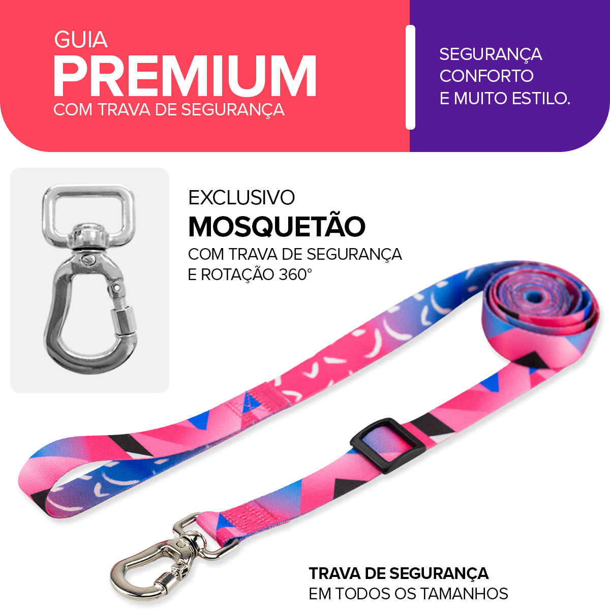 Guia Retrátil para Cachorros Lawn Basic Pet