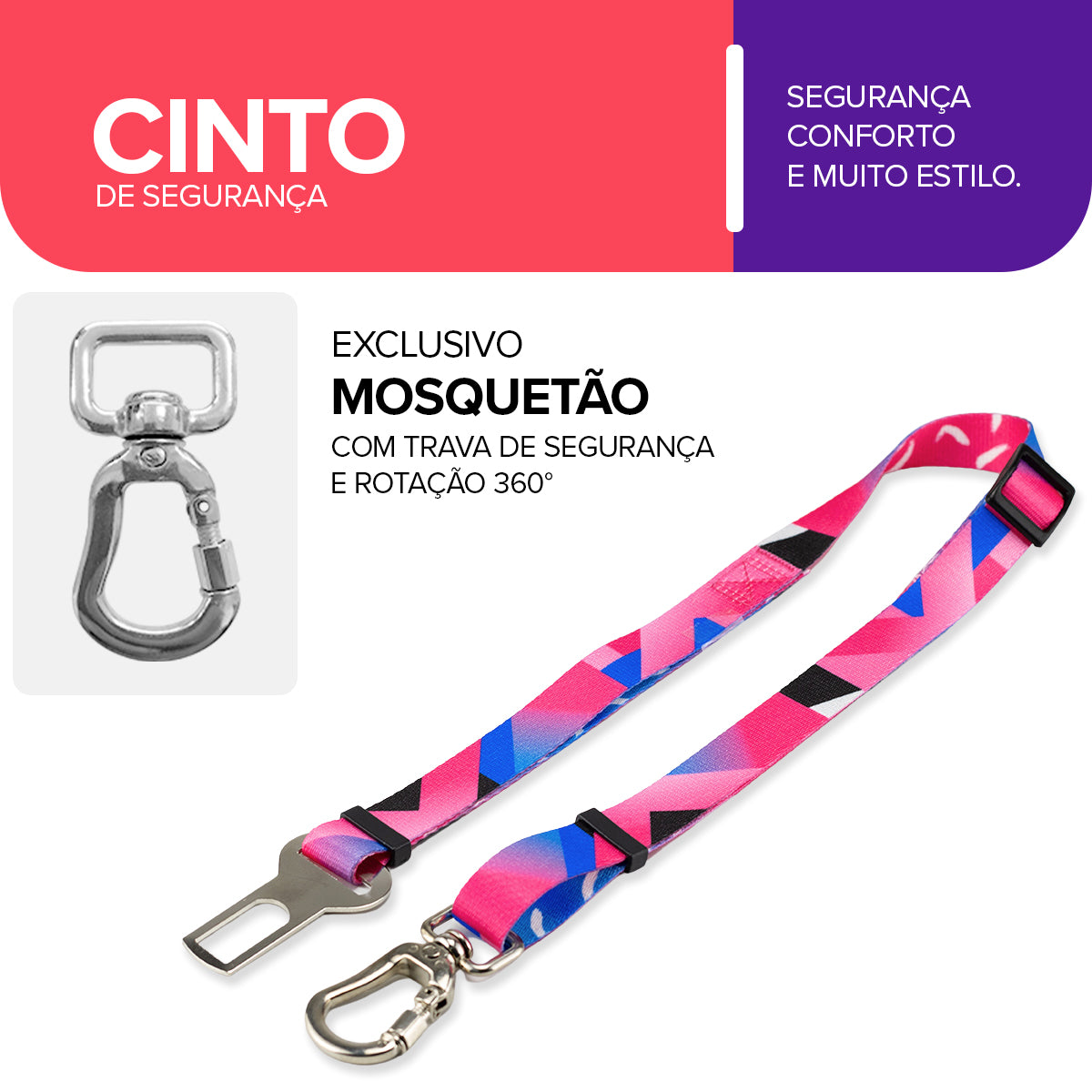 Cinto de Segurança Pet Lawn Basic Pet