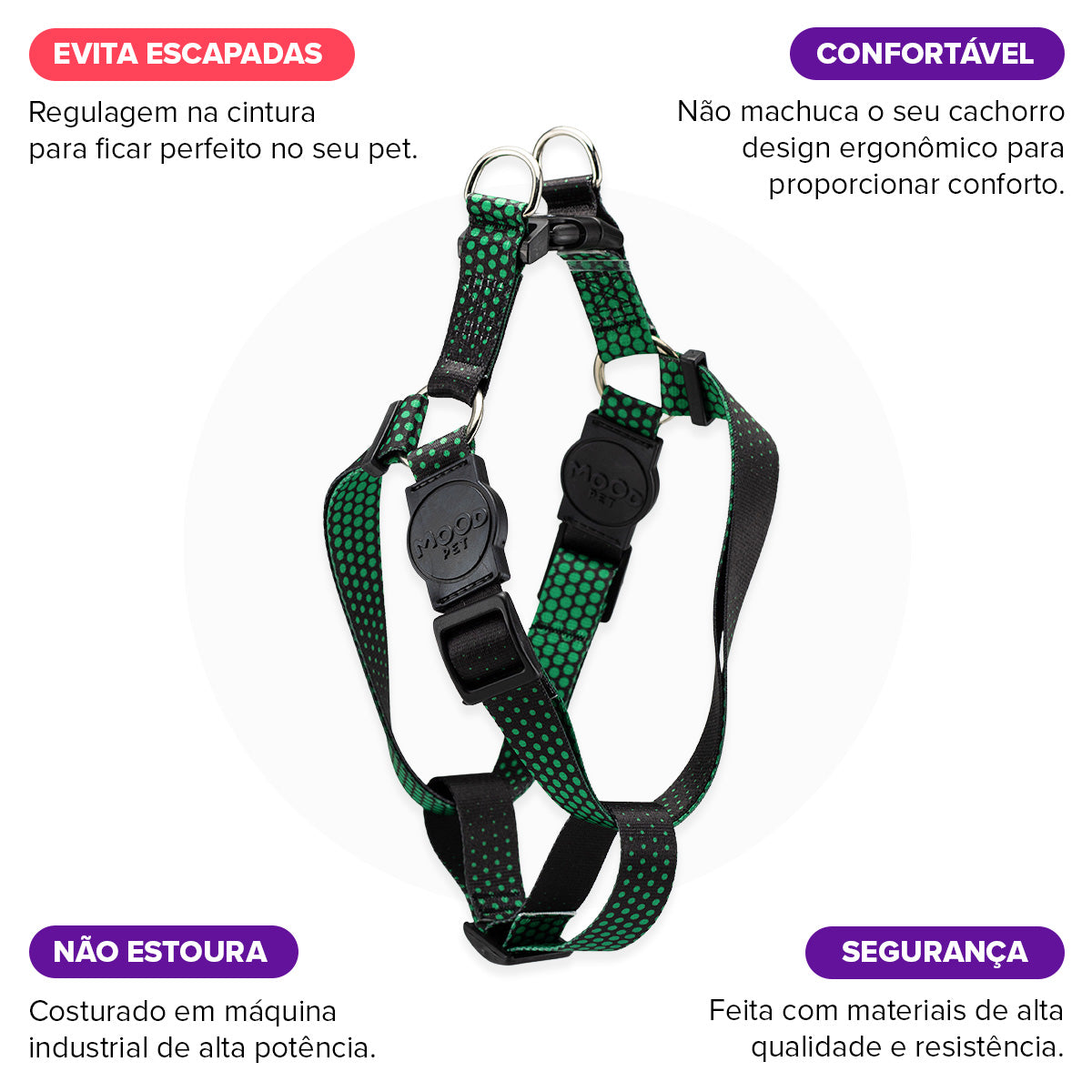 Peitoral para Cachorros Americano Namu Mood Pet