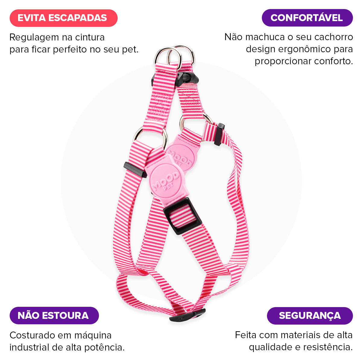 Peitoral para Cachorros Americano Queens Mood Pet