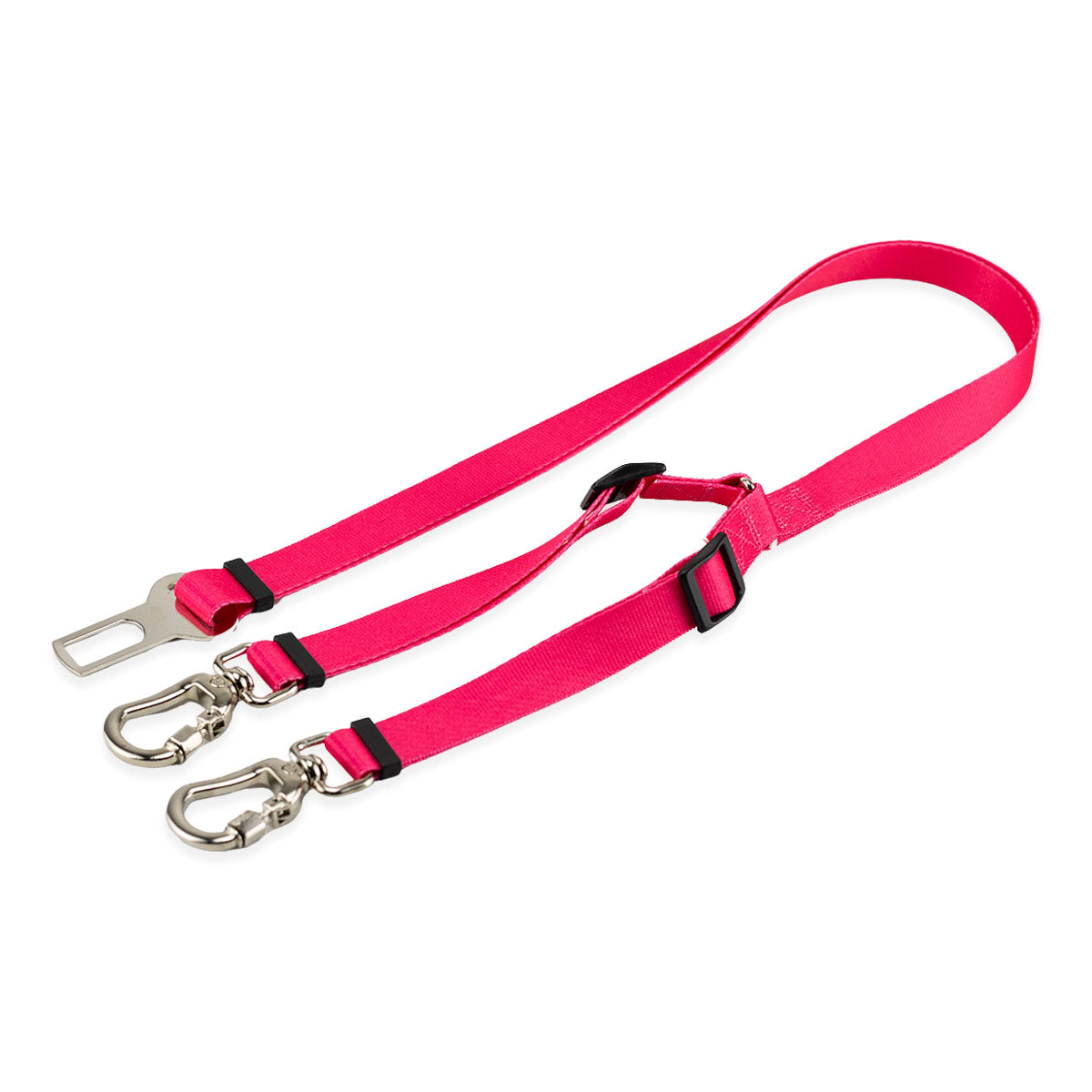Cinto de Segurança Duplo Rosa Basic Pet