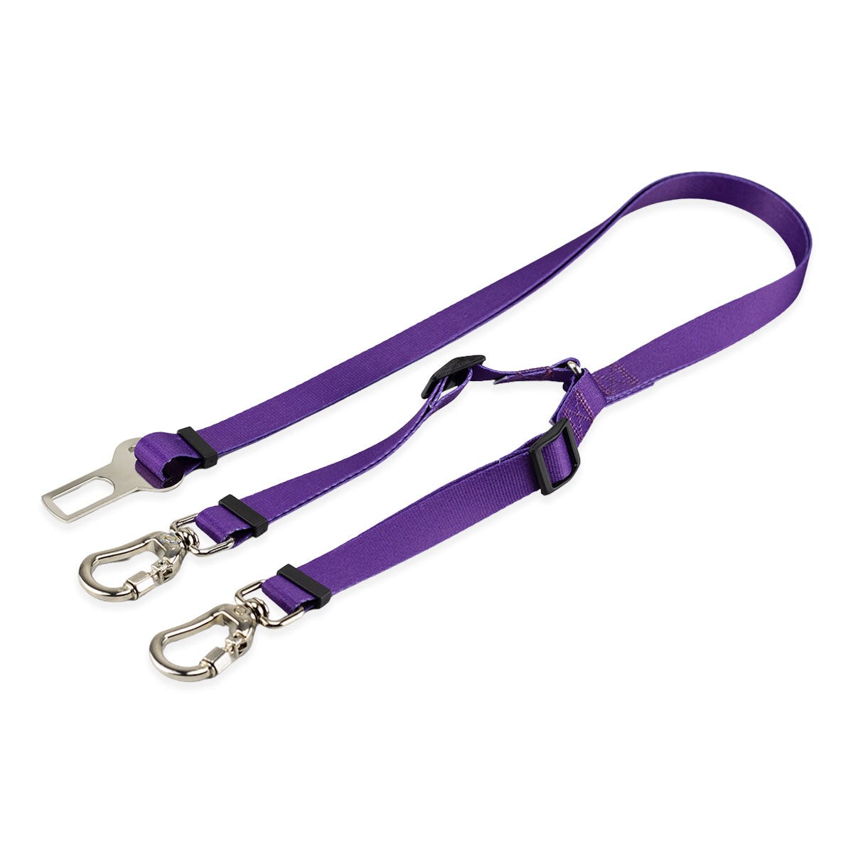 Cinto de Segurança Duplo Roxo Basic Pet