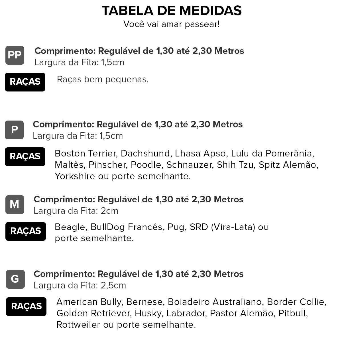 Guia Mãos Livres para Cachorros Fine Black Mood Pet