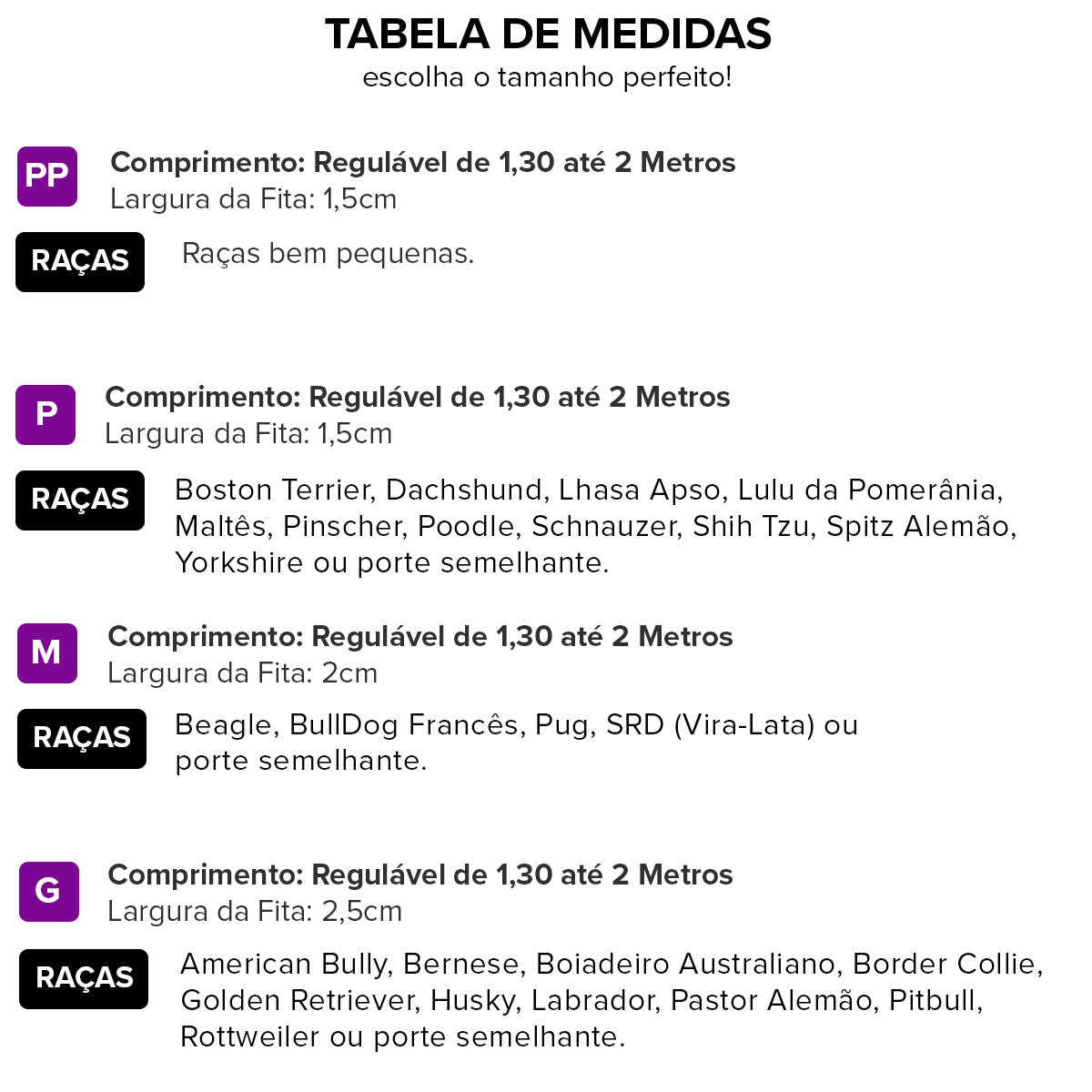 Guia Retrátil para Cachorros Black Mood Pet