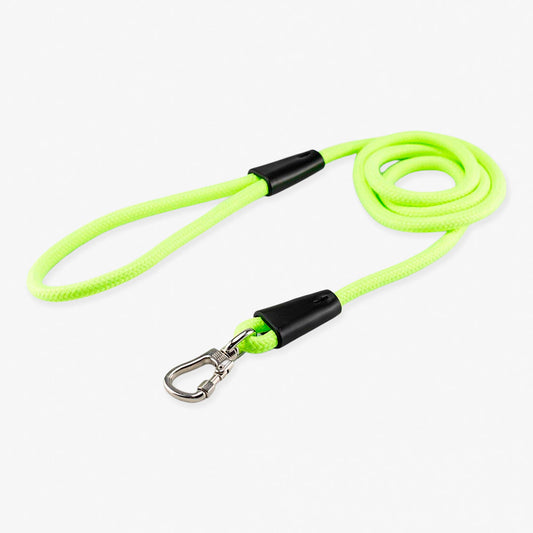 Guia de Corda para Cachorros 2 Metros Neon Green Dog Trip Brasil