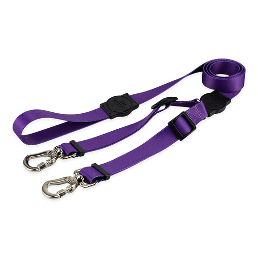 Guia Dupla para Cachorros Purple Mood Pet