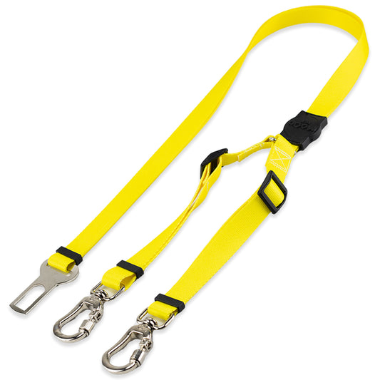 Cinto de Segurança Duplo Yellow Mood Pet