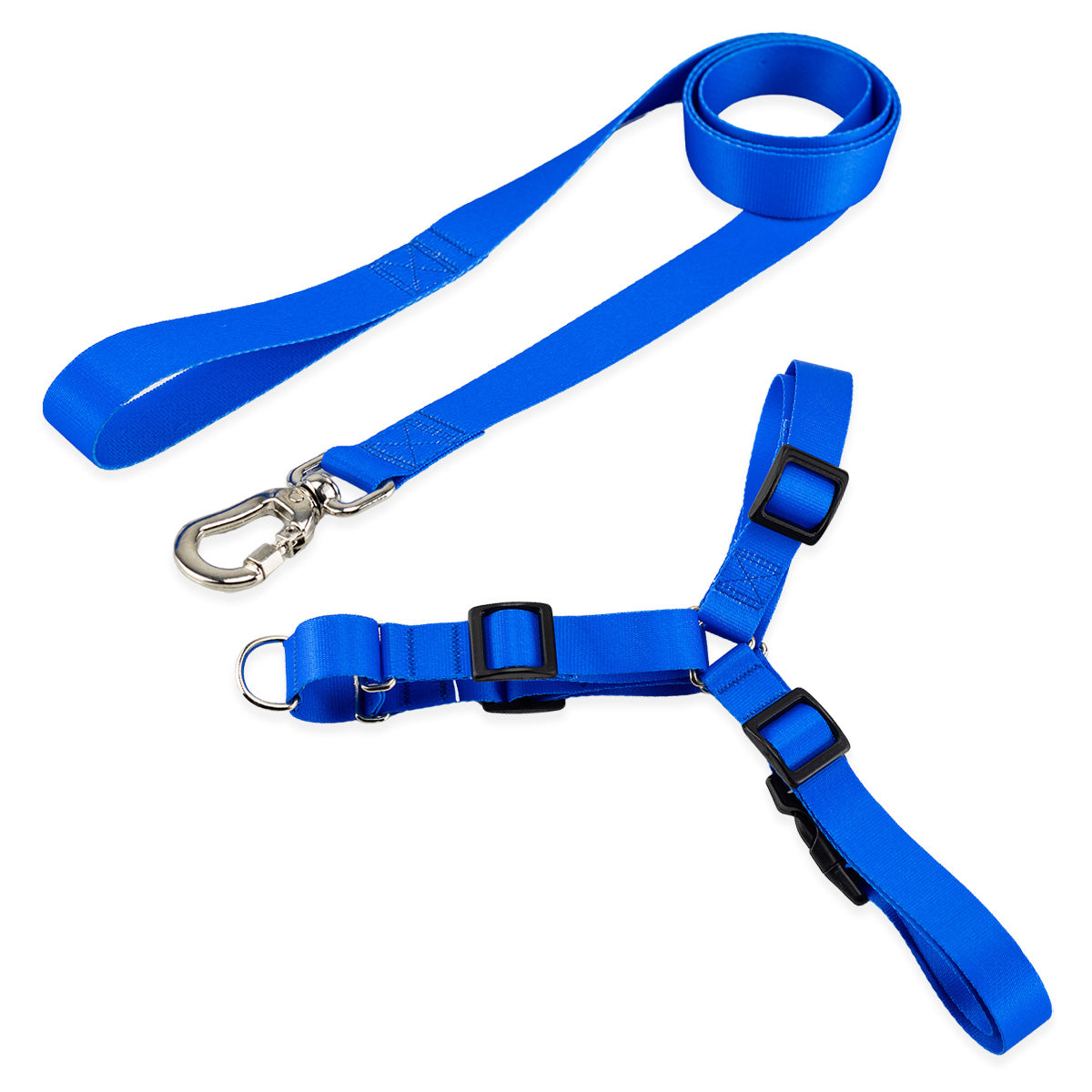 Kit Guia Padrão + Peitoral Antipuxão Basic Pet