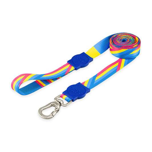Guia Longa 2 Metros para Cachorros Bells Blue Mood Pet