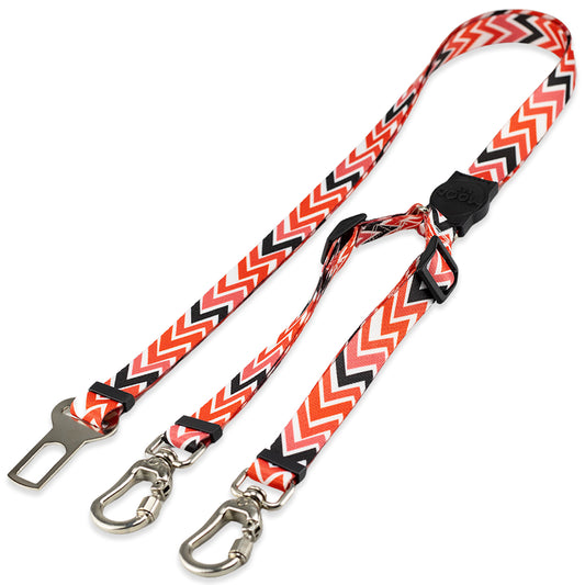 Cinto de Segurança Duplo Fine Black Mood Pet