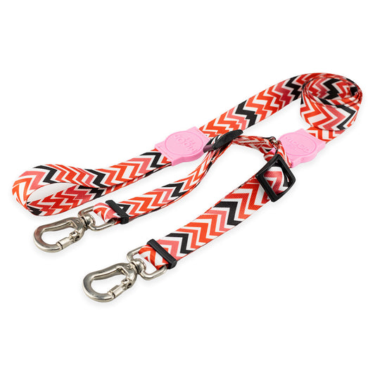 Guia Dupla para Cachorros Fine Rose Mood Pet