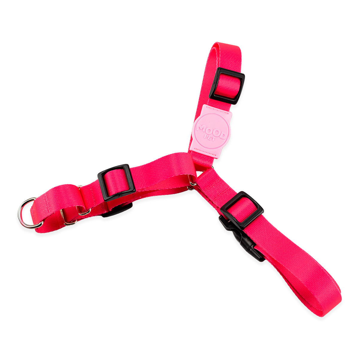 Peitoral para Cachorros Antipuxão Rose Mood Pet