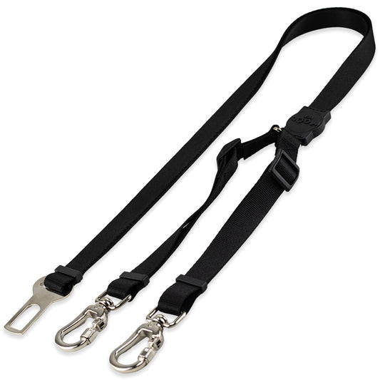 Cinto de Segurança Duplo Black Mood Pet