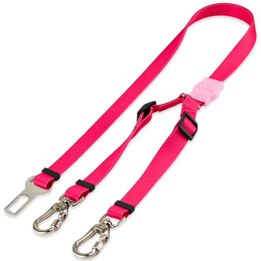 Cinto de Segurança Duplo Rose Mood Pet