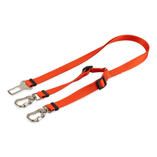 Cinto de Segurança Duplo Vermelho Basic Pet