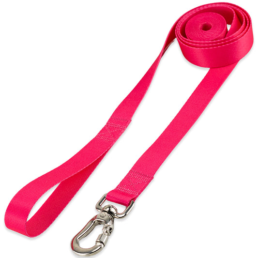 Guia Longa 2 Metros para Cachorros Rosa Basic Pet